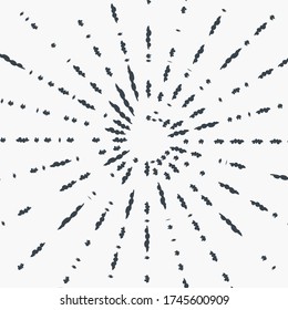 Vintage Bursting Strahlen - Design Elemente für Ihr Design. Darstellung von Retroprojekten