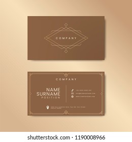 Vintage Business Card Letterpress Mockup