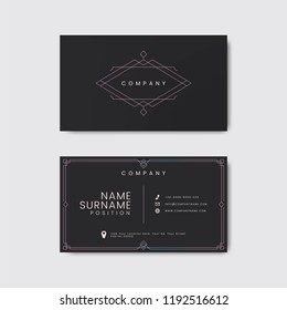 Vintage Business Card Letterpress Mockup