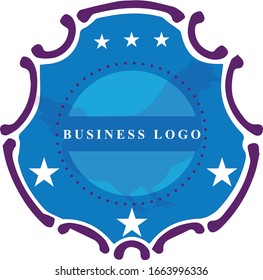 Vintage business logo in vector format