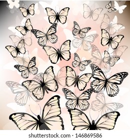 vintage butterflies