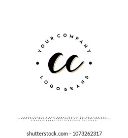 Vintage C & C initial name logo