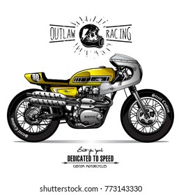 VINTAGE CAFE RACER POSTER