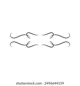 Vintage Calligraphic Design Elements flat vector design