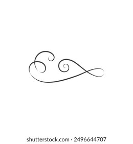 Vintage Calligraphic Design Elements flat vector design