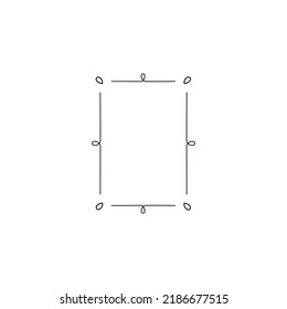Vintage calligraphic frames. Ornate calligraph frame. Isolated vector illustration signs set.
