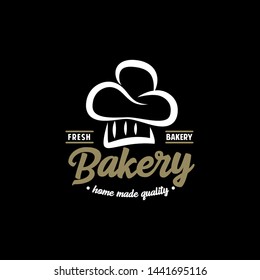Vintage calligraphy bakery logo. Bakery Shop Logo Design Element 