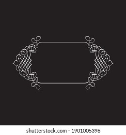 Vintage- oder Kalligrafie-Vektordesign 