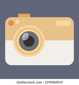 Vintage Camera Clipart Vector Icon