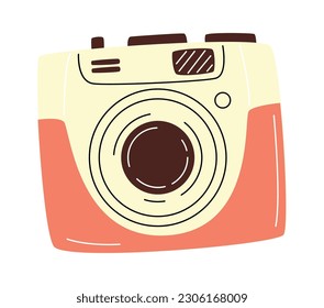 Vintage camera device Vector Illustration