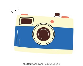 Vintage camera device Vector Illustration