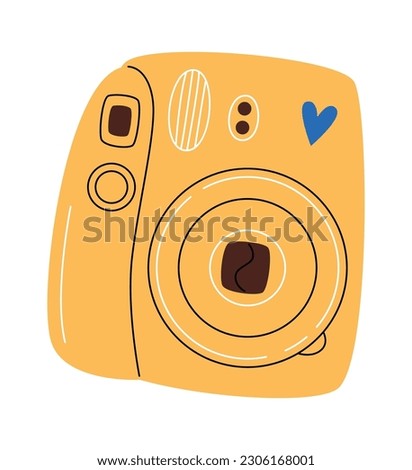 Vintage camera device Vector Illustration