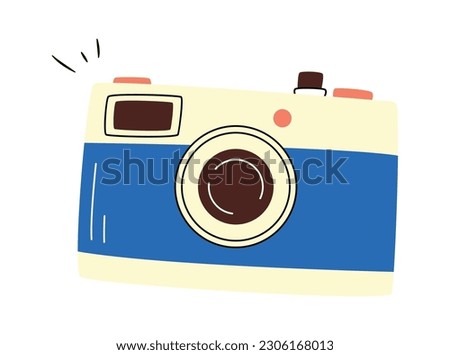 Vintage camera device Vector Illustration
