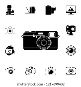 vintage camera icon. Detailed set of photo camera icons. Premium quality graphic design icon. One of the collection icons for websites, web design, mobile app on white background