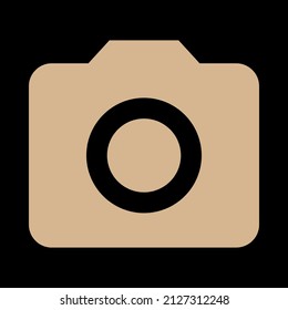 ilustración vintage de icono de cámara vectorial
