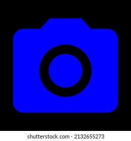 ilustración vintage de icono de cámara vectorial