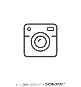 Vintage Camera icon, vector illustration