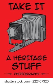  Vintage camera isolated 
