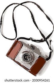 Vintage Camera kodak Old vector content.