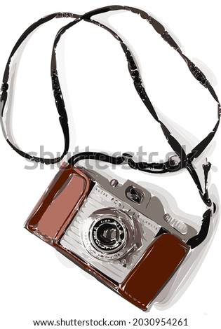 Vintage Camera kodak Old vector content.