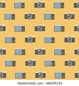 Vintage camera pattern.