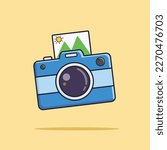 	
Vintage Camera Polaroid Illustration, Vector, Icon, Design