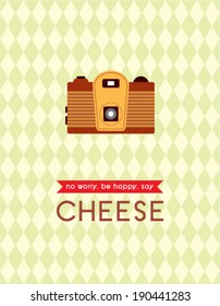 vintage camera poster