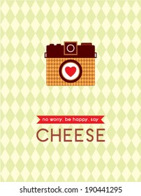 vintage camera poster