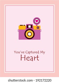 vintage camera poster