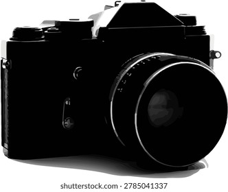 Vintage camera showcasing intricate design details