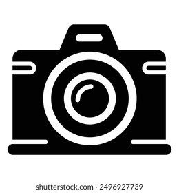 Vintage Camera Silhouette Vector Art.