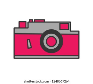 Vintage camera symbol 