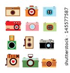vintage camera vector