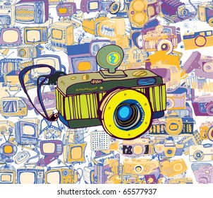 Vintage Camera (vector)