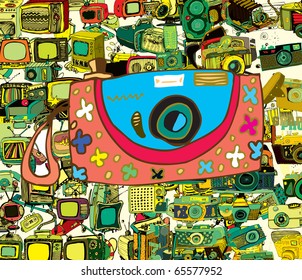 Vintage Camera (vector)