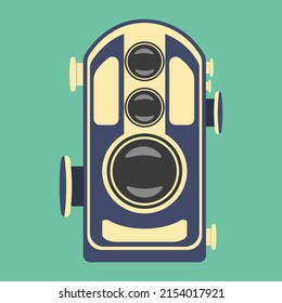 VINTAGE CAMERA VECTOR ART AND ILLUSTRATION