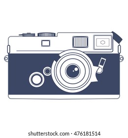 Vintage Camera Vector Clip Art