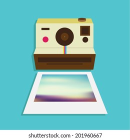 Vintage Camera Vector Design