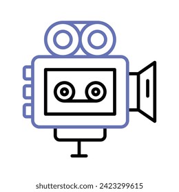 Vintage camera vector design isolated on white background