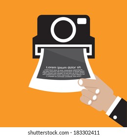 Vintage Camera Vector Illustration
