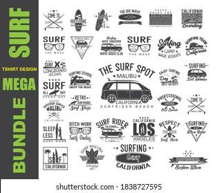 Vintage camp logo bundle. Hand drew labels designs. Travel expedition, canoe, wanderlust, and hiking. Outdoor emblems. Logotypes collection. Stamp typography, t-shirt graphics, print, poster, banner.