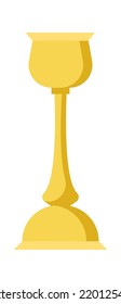Vintage candlestick icon. Vector illustration