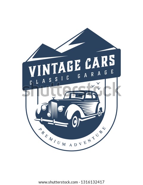 Vintage Car Classic\
Travel Logo Badge\
Vector