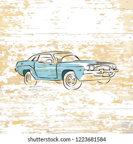 14,752 Car sketch vintage Images, Stock Photos & Vectors | Shutterstock