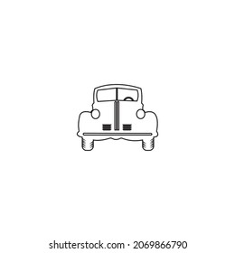 vintage car icon vector illustration design template.