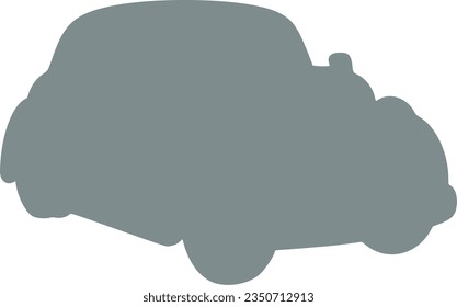 vintage car isolated vector silhouette icon