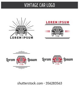 Vintage Car Logo - Badge