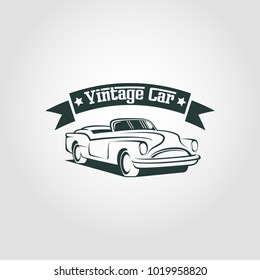 Vintage Car Logo Vector