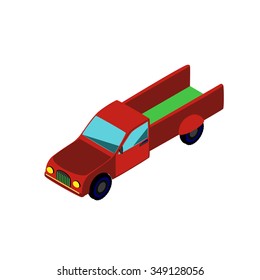 vintage car red