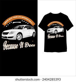 vintage car t shirt design
